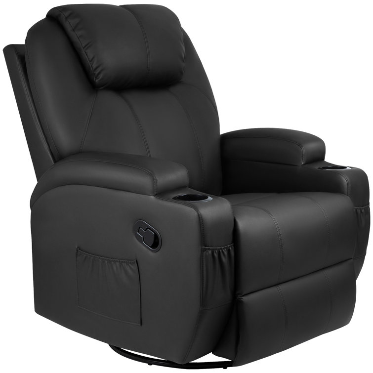 Latitude Run® Abbotts Vegan Leather Recliner & Reviews Wayfair